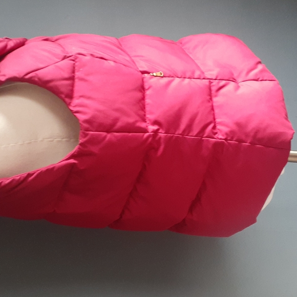 Lauren ralph Lauren burgundy women's puffer vest size large - Picture 5 of 15